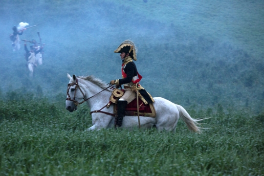 Napoleon, Battle of Waterloo re-enactment 2013.